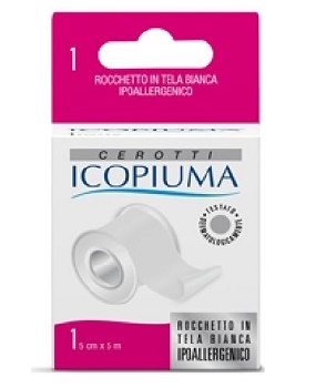 CEROTTO IN ROCCHETTO ICOPIUMA BIANCO CM 5 X 500 CM - Farmaunclick.it