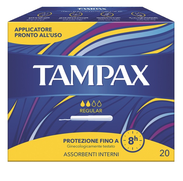 TAMPAX BLUE BOX REGULAR 20 PEZZI - Farmaunclick.it