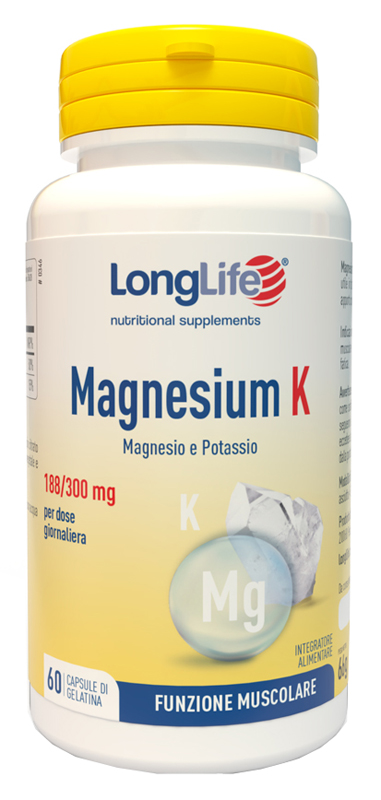 LONGLIFE MAGNESIUM K 60 CAPSULE - Farmaunclick.it