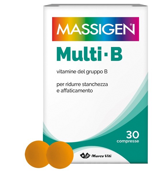 MASSIGEN MULTI B VITAMINE DEL GRUPPO B 30 COMPRESSE RIVESTITA DA 364 MG - Farmaunclick.it