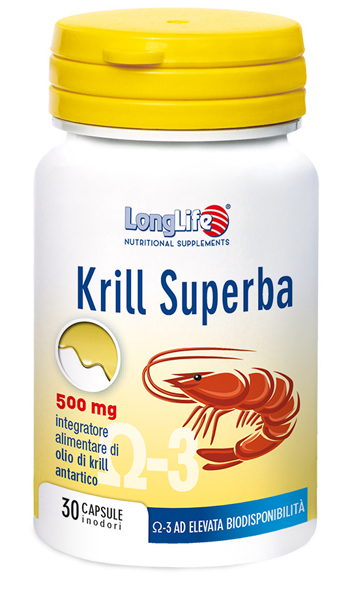 LONGLIFE KRILL SUPERBA 30 CAPSULE - Farmaunclick.it