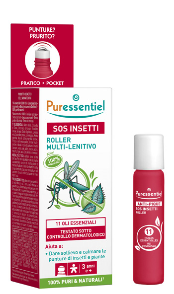 PURESSENTIEL SOS INSETTI ROLLER 11 OLI ESSENZIALI 5 ML - Farmaunclick.it