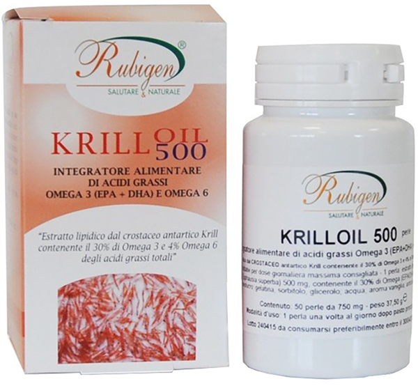 RUBIGEN KRILL OLIO OMEGA 3-6 50 PERLE - Farmaunclick.it