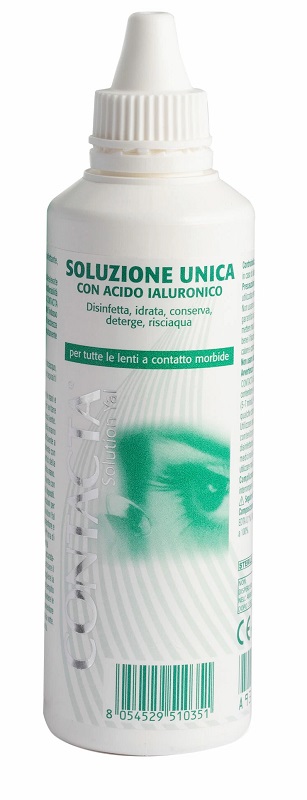 SOLUZIONE OCULARE CON ACIDO IALURONICO CONTACTA 100ML MARCHIO CE - Farmaunclick.it