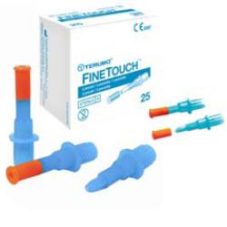 LANCETTE PUNGIDITO FINETOUCH 23 GAUGE 25 PEZZI - Farmaunclick.it