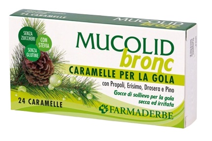 MUCOLID BRONC 24 CARAMELLE - Farmaunclick.it