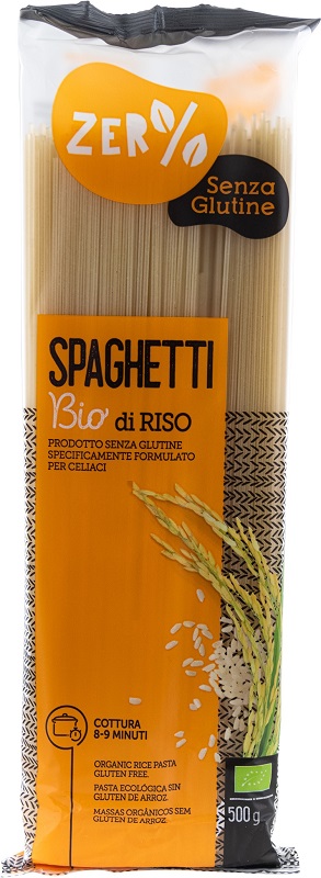 ZERO% GLUTINE PASTA RISO SPAGHETTI SENZA GLUTINE BIO 500 G - Farmaunclick.it