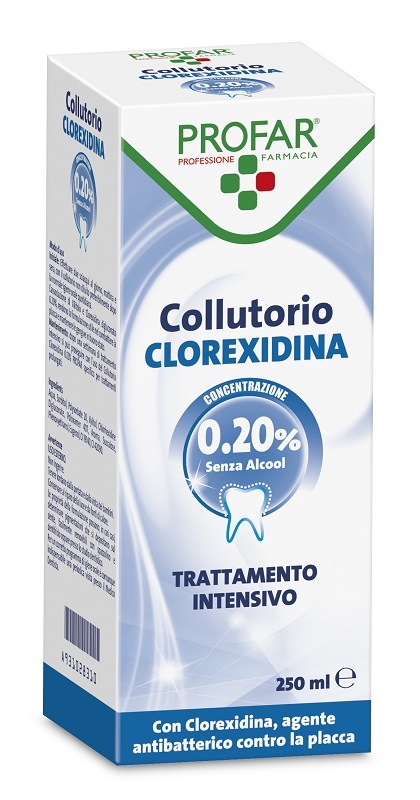 COLLUTORIO CLOREXIDINA 0,20% 250 ML PROFAR - Farmaunclick.it
