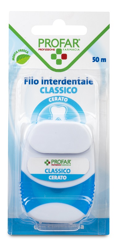 FILO INTERDENTALE CON CLOREXIDINA 50 M PROFAR - Farmaunclick.it