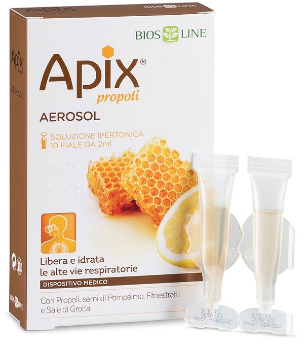 APIX PROPOLI AEROSOL 10 FIALE MONODOSE X 2 ML - Farmaunclick.it