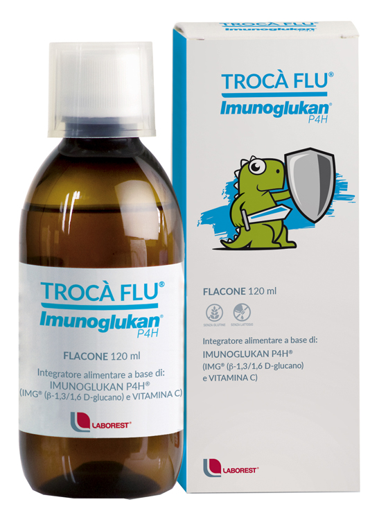 TROCA' FLU' IMUNOGLUKAN FLACONE 120 ML - Farmaunclick.it