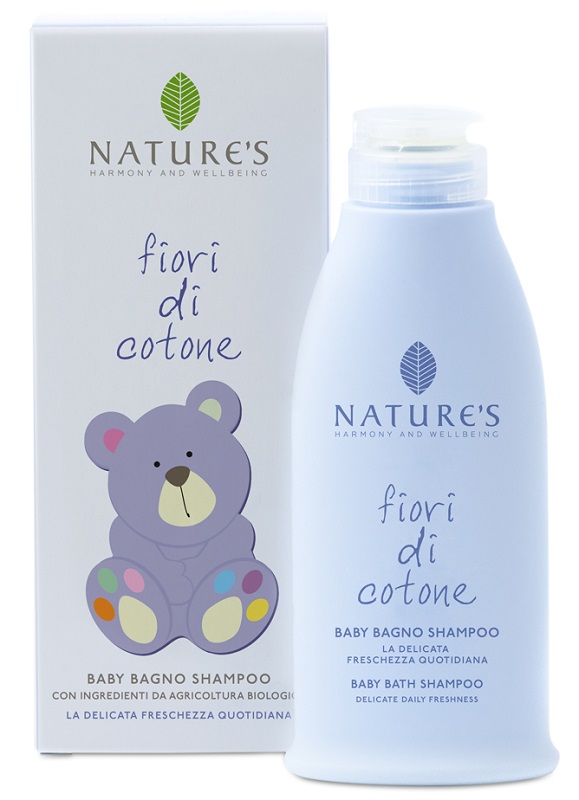 NATURES FIORI DI COTONE BABY BAGNO SHAMPOO - Farmaunclick.it