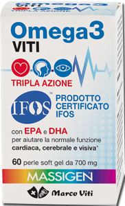 OMEGA3 VITI TRIPLA AZIONE 60 PERLE - Farmaunclick.it