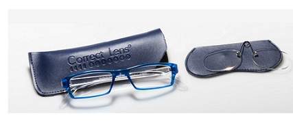 OCCHIALE PRESBIOPIA CORRECT GLASSES COLORE BLU +2,50 - Farmaunclick.it