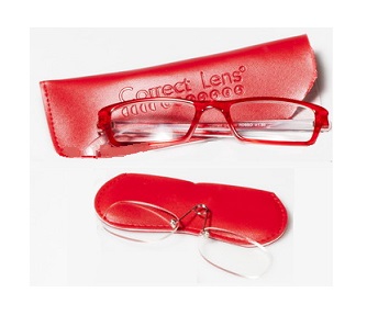 OCCHIALE PRESBIOPIA CORRECT GLASSES COLORE ROSSO +1,50 - Farmaunclick.it