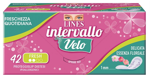 LINES INTERVALLO VELO FIORI E AGRUMI 42 PEZZI COUPON - Farmaunclick.it