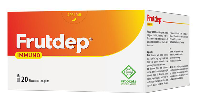 FRUTDEP IMMUNO 20 FLACONCINI 10 ML - Farmaunclick.it