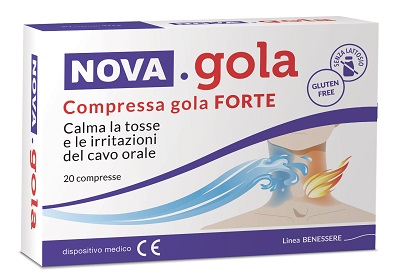 NOVA GOLA COMPRESSA GOLA FORTE 20 COMPRESSE - Farmaunclick.it