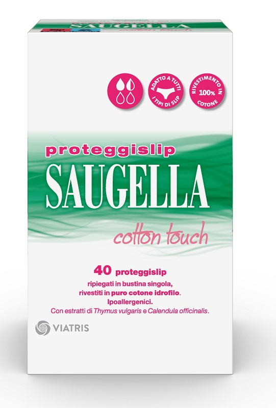 SAUGELLA ASSORBENTI COTTON TOUCH PROTEGGISLIP 40 PEZZI - Farmaunclick.it