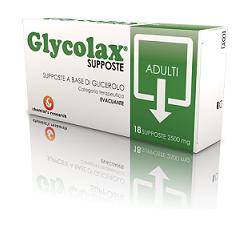 GLYCOLAX 18 SUPPOSTE GLICEROLO 2500MG - Farmaunclick.it