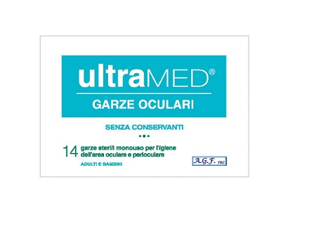 GARZA OCULARE ULTRAMED 14 PEZZI - Farmaunclick.it