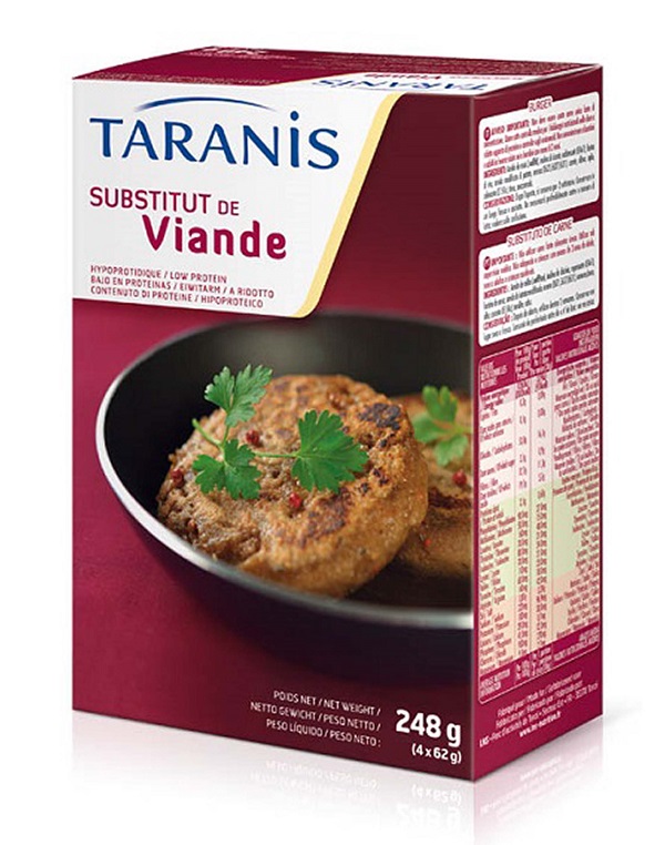 TARANIS BURGER SOSTITUTO CARNE 4 X 62 G - Farmaunclick.it