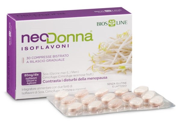 BIOSLINE NEODONNA ISOFLAVONI BISTRATO 30 COMPRESSE - Farmaunclick.it