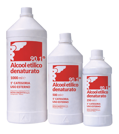 ALCOOL ETILICO DENATURATO 90,1% 250 ML - Farmaunclick.it
