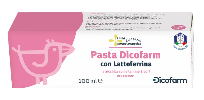 DICOFARM PASTA CON LATTOFERRINA PELLI DELICATE 100 ML - Farmaunclick.it