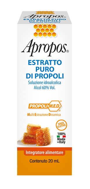 APROPOS ESTRATTO PURO PROPOLI 20 ML - Farmaunclick.it