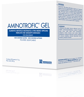 AMINOTROFIC GEL ALIMENTO DIETETICO A FINI MEDICI SPECIALI 20 BUSTINE 12 G - Farmaunclick.it