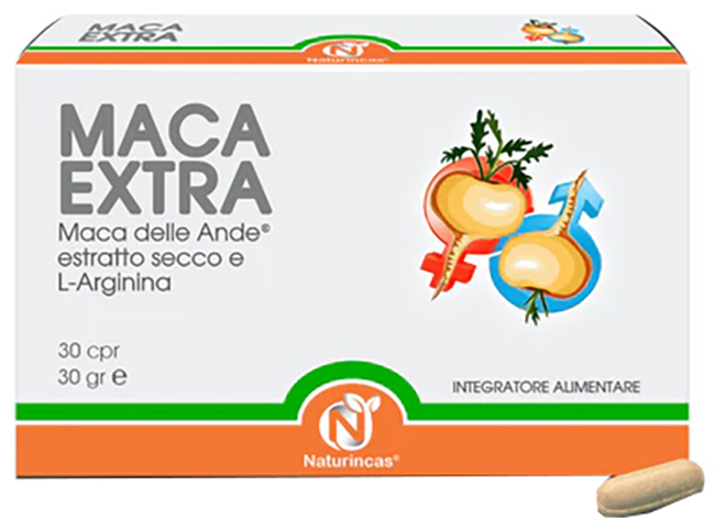NATURINCAS MACA EXTRA 30 COMPRESSE - Farmaunclick.it
