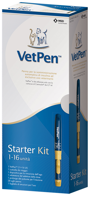CANINSULIN VET PEN 16 UI STARTER KIT - Farmaunclick.it