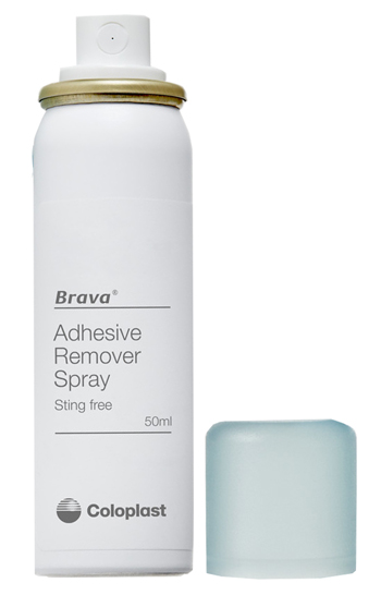 BRAVA SPRAY REMOVER PER DISTACCO DOLCE ADESIVI E DISPOSITIVI PER STOMIA 50 ML - Farmaunclick.it