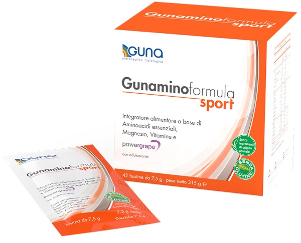 GUNAMINO FORMULA SPORT 42 BUSTE 315 G - Farmaunclick.it
