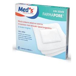 MEDS PORE MEDICAZIONE ADESIVA 10X9 CM 5 PEZZI - Farmaunclick.it