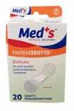 CEROTTO MEDS STRIPS DELICATO TESSUTO NON TESSUTO MEDIO 20 PEZZI - Farmaunclick.it