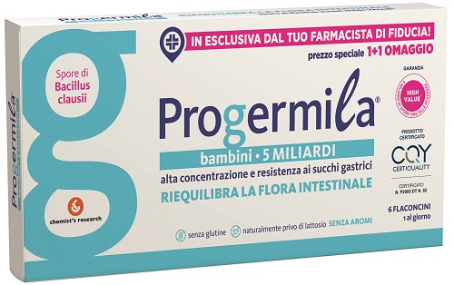 PROGERMILA BAMBINI 5 MILIARDI 6 FLACONCINI 10 ML - Farmaunclick.it