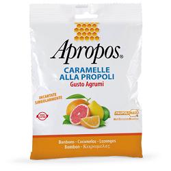APROPOS CARAMELLE ALLA PROPOLI GUSTO AGRUMI 50 G - Farmaunclick.it