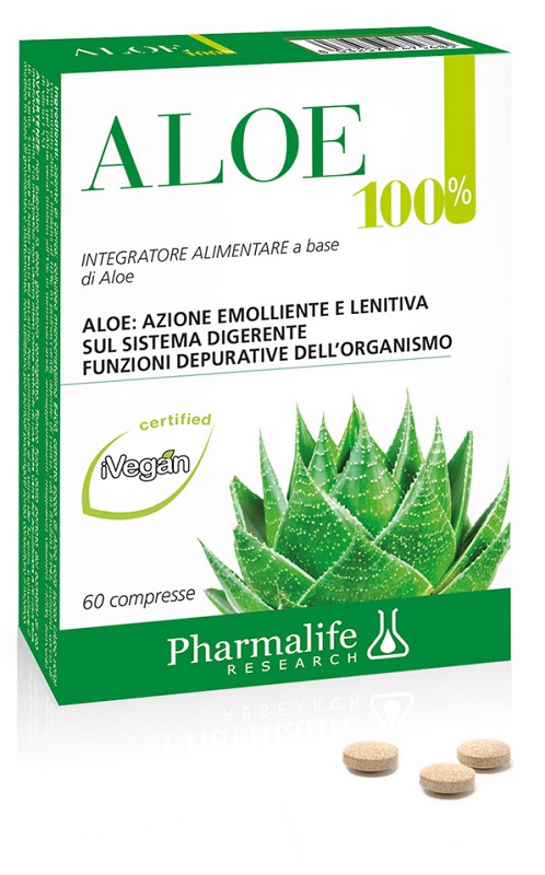 ALOE 100% INTEGRATORE ALIMENTARE 60CPR - Farmaunclick.it
