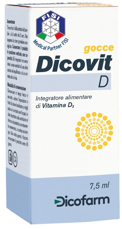 DICOVIT D VITAMINA D3 7,5 ML - Farmaunclick.it
