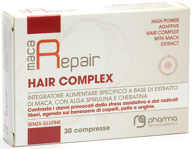 MACA REPAIR HAIR COMPLEX 30 COMPRESSE - Farmaunclick.it