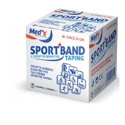 CEROTTO MEDS TELA BIANCA SPORTIVO 1000X2,5 CM - Farmaunclick.it