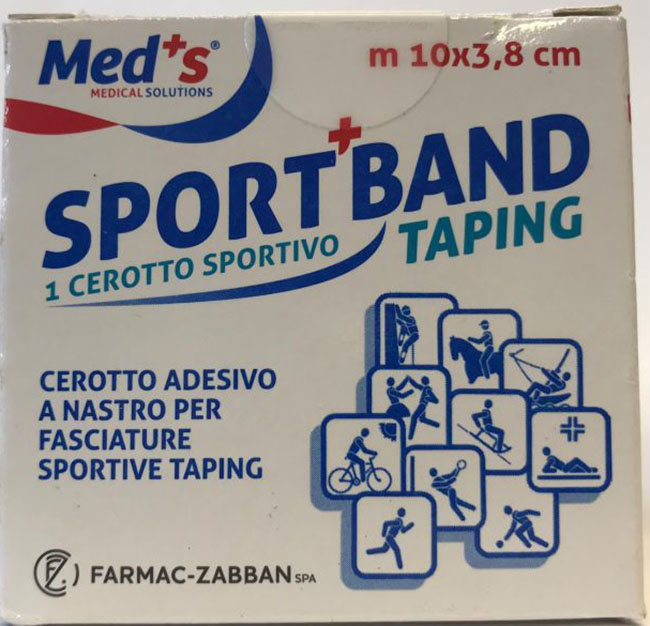 CEROTTO MEDS IN TELA BIANCA SPORTIVO 1000X3,8CM - Farmaunclick.it