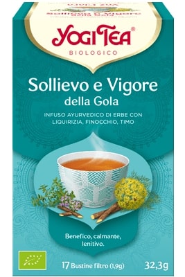YOGI TEA SOLLIEVO E VIGORE DELLA GOLA 32,3 G - Farmaunclick.it