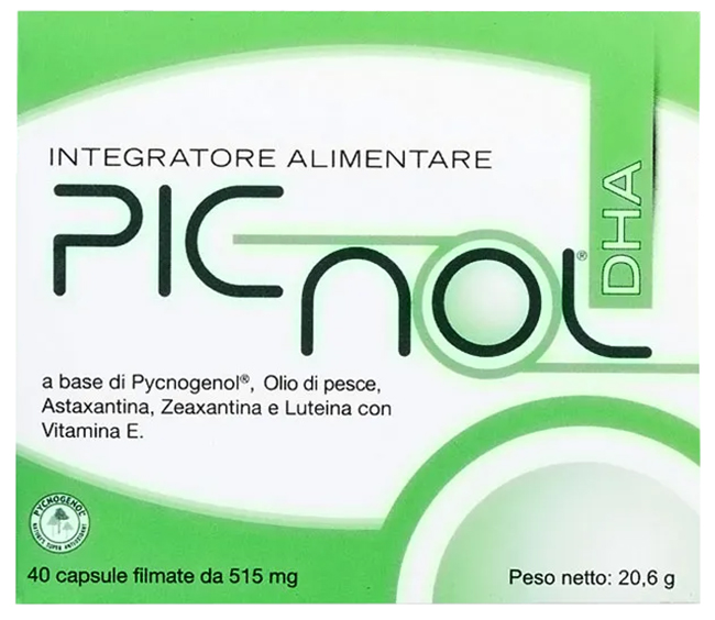 PICNOL DHA 40 CAPSULE 21,11 G - Farmaunclick.it