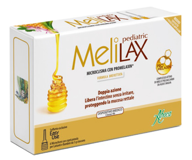 MELILAX PEDIATRIC MICROCLISMI 6 PEZZI 5 G - Farmaunclick.it