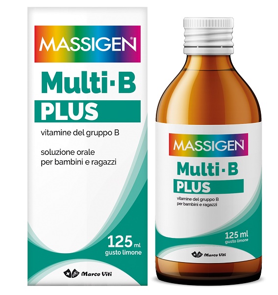 MASSIGEN MULTI-B PLUS VITAMINE DEL GRUPPO B 125 ML - Farmaunclick.it