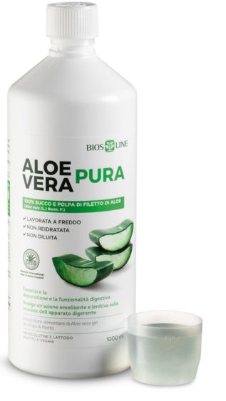 BIOSLINE ALOE VERA SUCCO POLPA 1 LITRO - Farmaunclick.it