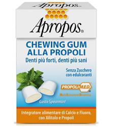 APROPOS CHEWINGUM PROPOLI 25 G - Farmaunclick.it